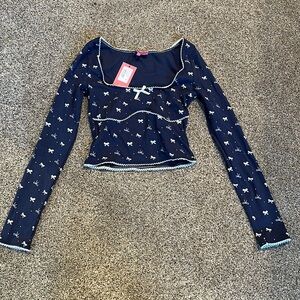 brand new edikted pj shirt